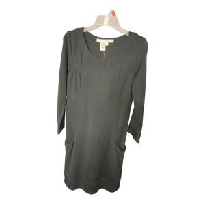 Max Studio Women's Size Medium Knee Length Dress Grey Long Sleeve Casual NWT